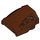 LEGO Brun rougeâtre Pente 1 x 2 x 2 Incurvé avec Dimples (44675)
