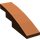 LEGO Reddish Brown Slope 1 x 4 Curved (11153 / 61678)