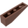 LEGO Roodachtig Bruin Helling 1 x 4 x 1 (18°) (60477)