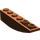 LEGO Reddish Brown Slope 1 x 6 Curved Inverted (41763 / 42023)