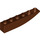 LEGO Reddish Brown Slope 1 x 6 Curved Inverted (41763 / 42023)