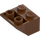 LEGO Rödaktig Brun Backe 2 x 2 (45°) Omvänd med hålrörsmellanlägg under (76959)