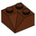 LEGO Roodachtig Bruin Helling 2 x 2 (45°) met Dubbele Concave (Ruw oppervlak) (3046 / 4723)