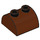 LEGO Brun rougeâtre Pente 2 x 2 Incurvé avec 2 Goujons sur Haut (30165)