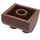 LEGO Roodachtig Bruin Helling 2 x 2 Gebogen met 2 Studs Aan Top (30165)