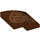 LEGO Reddish Brown Slope 2 x 2 Curved with Carved Heart and &#039;Build Your Dreams K.F&#039; (15068 / 65593)