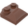 LEGO Reddish Brown Slope 2 x 2 Curved with Curved End (47457)