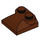 LEGO Reddish Brown Slope 2 x 2 Curved with Curved End (47457)