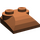LEGO Brun rougeâtre Pente 2 x 2 Incurvé avec extrémité incurvée (47457)