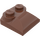 LEGO Rötlich-braun Steigung 2 x 2 Gebogen mit gebogenem Ende (47457)
