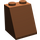 LEGO Roodachtig Bruin Helling 2 x 2 x 2 (65°) met buis aan de onderzijde (3678)
