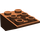 LEGO Roodachtig Bruin Helling 2 x 3 (25°) Omgekeerd met verbindingen tussen noppen (2752 / 3747)