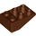 LEGO Roodachtig Bruin Helling 2 x 3 (25°) Omgekeerd met verbindingen tussen noppen (2752 / 3747)