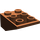 LEGO Roodachtig Bruin Helling 2 x 3 (25°) Omgekeerd zonder verbindingen tussen noppen (3747)