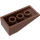 LEGO Rötlich-braun Steigung 2 x 4 (18°) (30363)