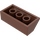 LEGO Reddish Brown Slope 2 x 4 (45°) with Rough Surface (3037)