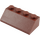 LEGO Reddish Brown Slope 2 x 4 (45°) with Rough Surface (3037)