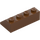 LEGO Rødbrun Skråning 2 x 4 (45°) med ru overflate (3037)