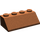 LEGO Rötlich-braun Steigung 2 x 4 (45°) mit rauer Oberfläche (3037)