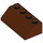 LEGO Roodachtig Bruin Helling 2 x 4 (45°) met ruw oppervlak (3037)