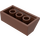 LEGO Červenohnědá Sklon 2 x 4 (45°) s hladkým povrchem (3037)