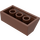 LEGO Reddish Brown Slope 2 x 4 (45°) with Smooth Surface (3037)