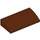 LEGO Reddish Brown Slope 2 x 4 Curved with Bottom Tubes (88930)