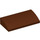 LEGO Reddish Brown Slope 2 x 4 Curved with Bottom Tubes (88930)