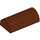 LEGO Reddish Brown Slope 2 x 4 Curved without Groove (6192 / 30337)