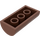 LEGO Brun rougeâtre Pente 2 x 4 Incurvé sans rainure (6192 / 30337)