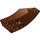 LEGO Reddish Brown Slope 2 x 6 x 10 Curved Inverted (47406)