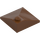 LEGO Reddish Brown Slope 3 x 3 (25°) Corner (3675)