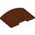 LEGO Reddish Brown Slope 4 x 6 Curved with Cut Out (78522)