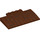 LEGO Reddish Brown Slope 5 x 8 x 0.7 Curved with Wood Planks and Nails (15625 / 36844)