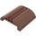LEGO Rötlich-braun Steigung 8 x 8 x 2 Gebogen Doppelt (54095)
