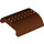 LEGO Reddish Brown Slope 8 x 8 x 2 Curved Double (54095)