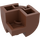 LEGO Rötlich-braun Steigung Backstein 2 x 2 x 1.3 Gebogen Ecke (67810)