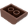 LEGO Rötlich-braun Steigung Backstein 2 x 3 mit Gebogenes Oberteil (6215)