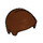 LEGO Reddish Brown Smooth Hair Combed Sideways (86400 / 99930)