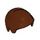 LEGO Brun rougeâtre Smooth Cheveux peigné Sideways (86400 / 99930)