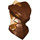 LEGO Reddish Brown Snake Char Minifigure Head (49588)