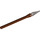 LEGO Reddish Brown Spear with Flat Silver Tip (90391)