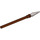 LEGO Reddish Brown Spear with Pearl Light Gray Tip (90391)