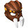 LEGO Rötlich-braun Spinne Maske mit Dark Orange Ridges (15472 / 15473)