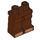 LEGO Reddish Brown Square Foot Minifigure Hips and Legs (3815 / 22731)