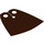 LEGO Reddish Brown Standard Cape with Regular Starched Texture (20458 / 50231)