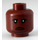 LEGO Brun rougeâtre Stanley Hudson Minifigure Diriger (Goujon solide encastré) (3626 / 100205)