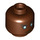 LEGO Reddish Brown Storm Head (Recessed Solid Stud) (3274 / 104141)