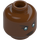 LEGO Reddish Brown Storm Head (Safety Stud) (3274 / 104141)