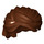LEGO Reddish Brown Swept Back Wavy Tousled Hair (43753 / 61183)